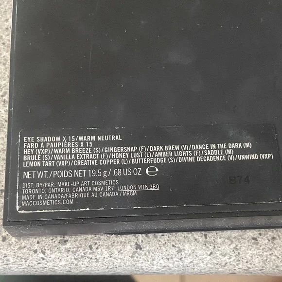 MAC Cosmetics Warm Neutrals Eyeshadow Palette - Picture 4 of 4